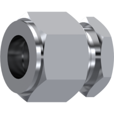 Stainless Steel Twin-Ferrule UNF cap hexagon ZKOM02